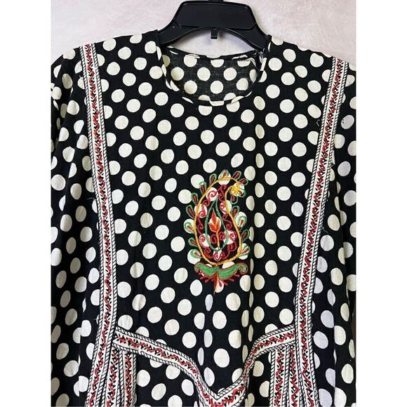 Plus Size Ethnic Style Maxi Dress - Picture 4 of 6